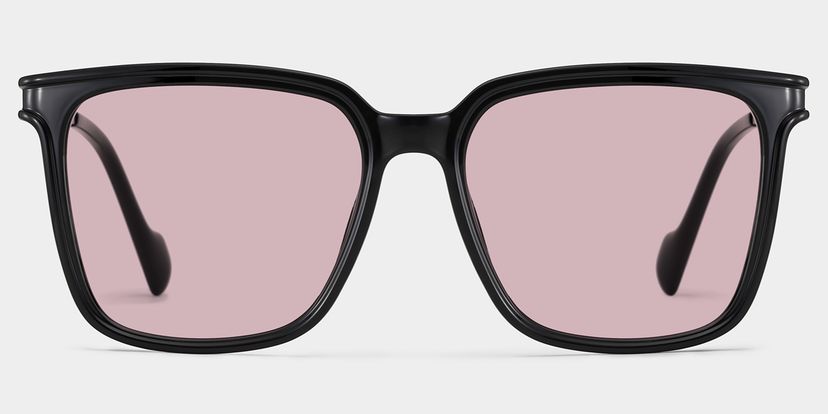 Zeyna Black Square Sunglasses