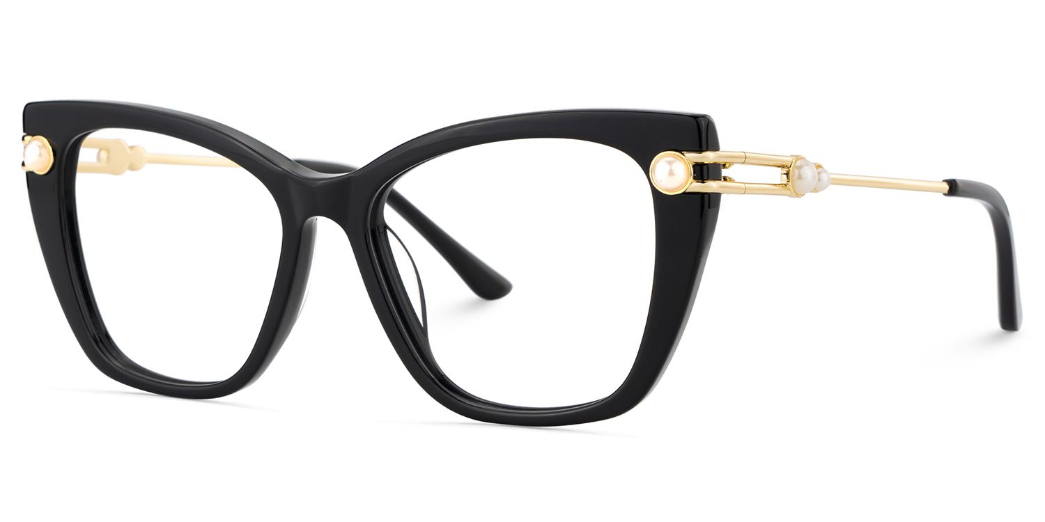 Victor Eyeglasses in Cat eye Black Frame | Zeelool4