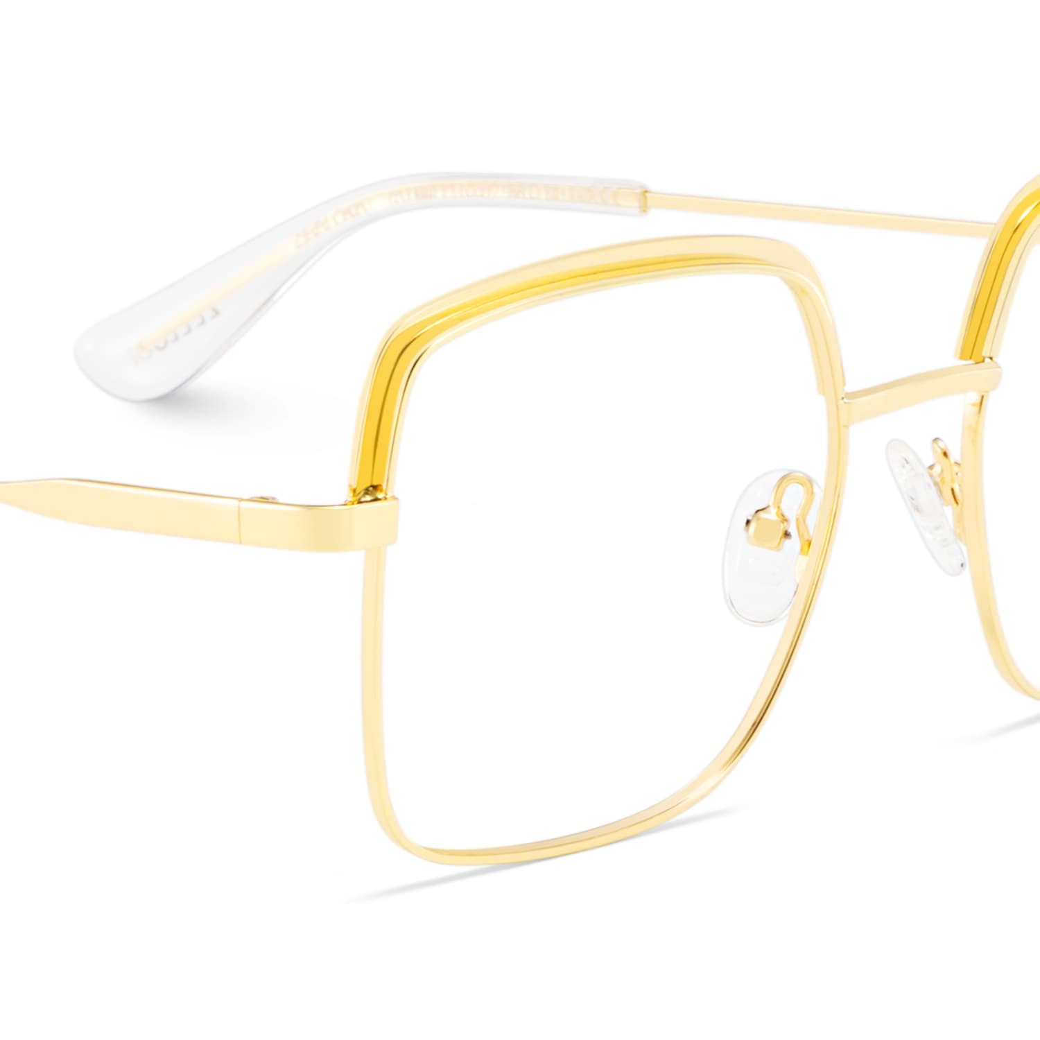 Karan Square Gold Glasses4