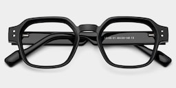 Joy Geometric Black Glasses1