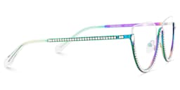 Sparkle Cateye Iridescent Glasses5