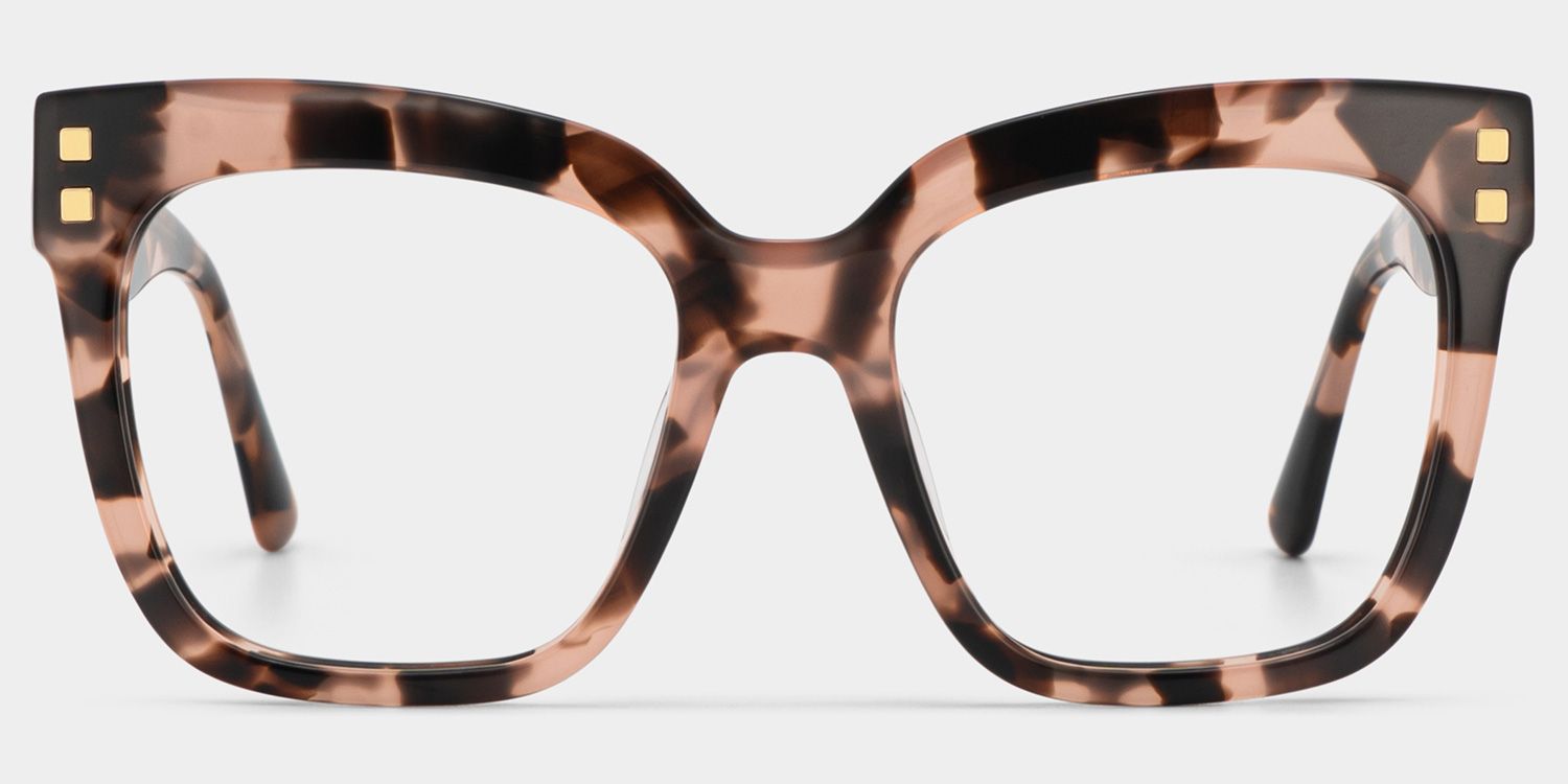 Minguela Square Cheetah Print Tortoise Glasses | Zeelool