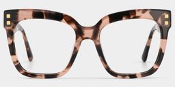 Minguela Square Pink-Tortoise Glasses2