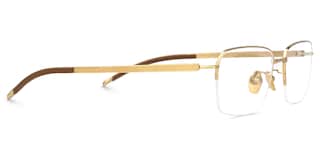 Swerry Rectangle Gold Glasses4