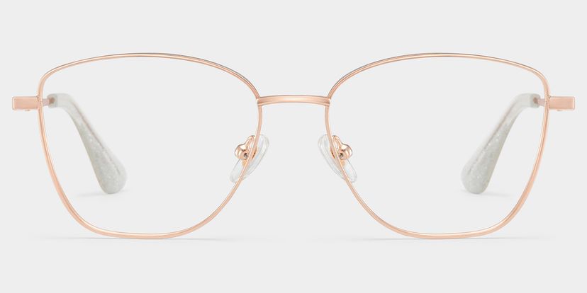 Skyler Square Rose Gold Glasses