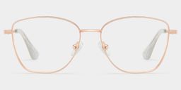 Skyler Square Rose Gold Glasses1