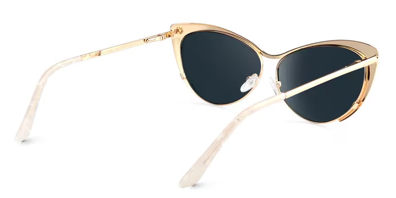 Cateye White Glasses | Zeelool Eyeglasses3