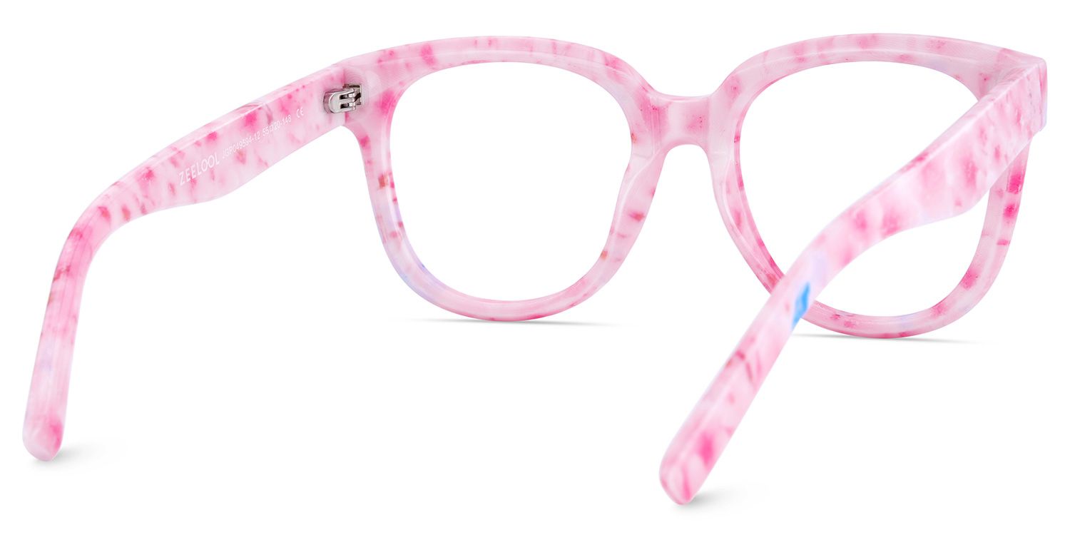 Pink Square Frame Glasses - Harrell on Sale | Zeelool5