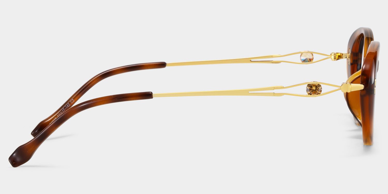 Blaire Tortoise Frame Glasses with Oval Frame Online | ZEELOOL
