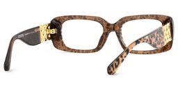 Jonas Rectangle Leopard Glasses5