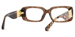 Jonas Rectangle Leopard Glasses5