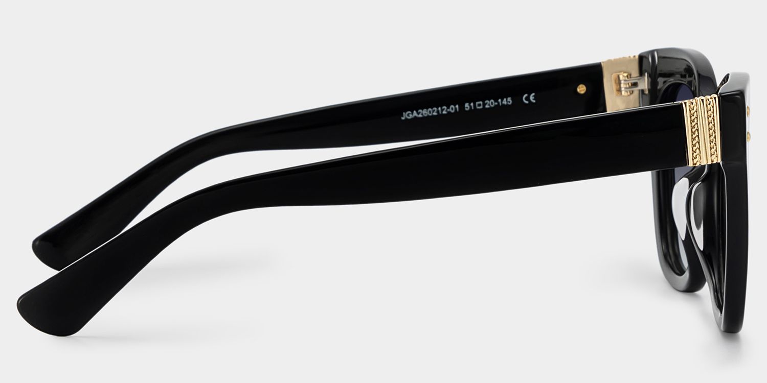 Chunky Black Butterfly Stella Frame Sunglasses | ZEELOOL3