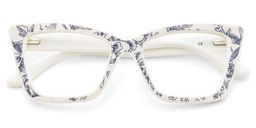 Mcnatt Cateye Blue Floral Glasses2