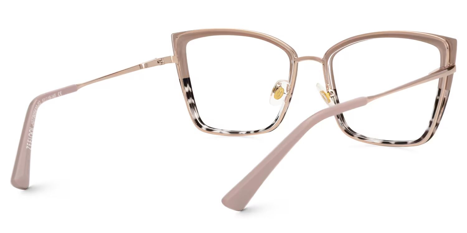 Mariie Butterfly Two-Tone Full-Frame Glasses | Zeelool3