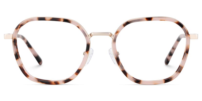 Mitchell Geometric Pink Tortoise Glasses
