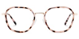Mitchell Geometric Pink Tortoise Glasses1