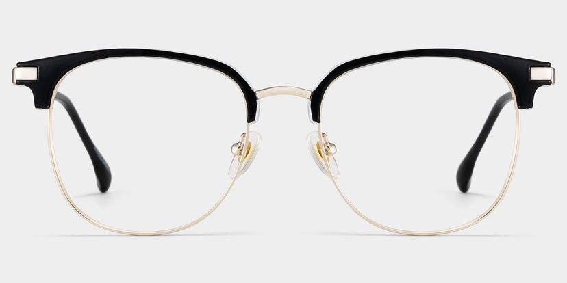 Naranjo Browline Black Glasses