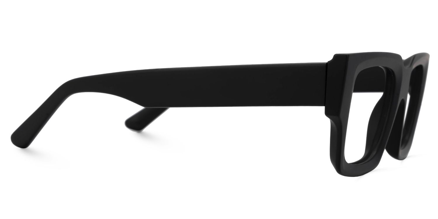 Black TR90 Rectangle Eyeglasses- Garza2