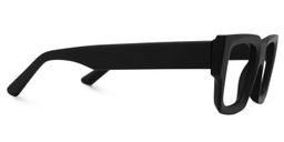 Garza Rectangle Black Glasses2