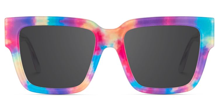 Pop Colorful Rectangle Sunglasses