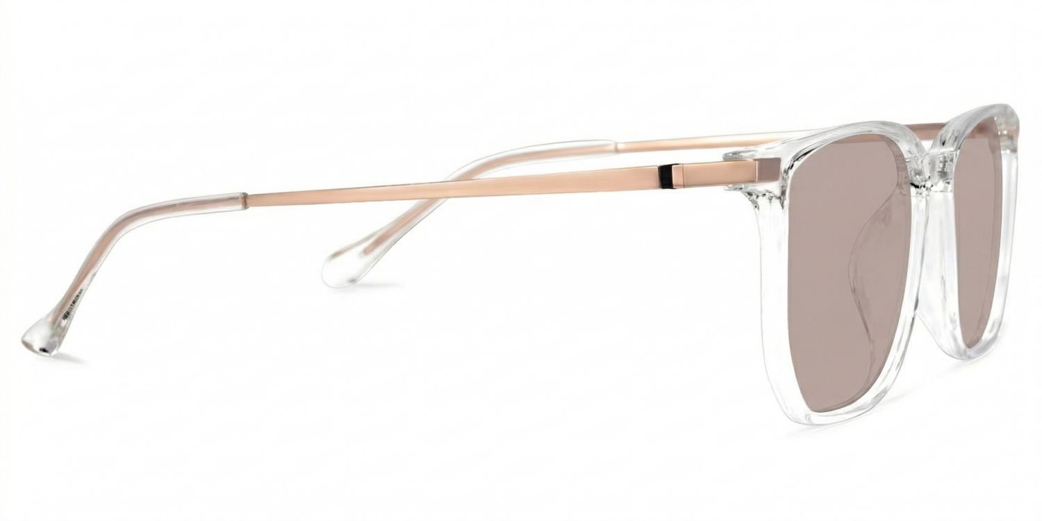 Fezell Square Style Clear Frame Sunglasses | ZEELOOL3
