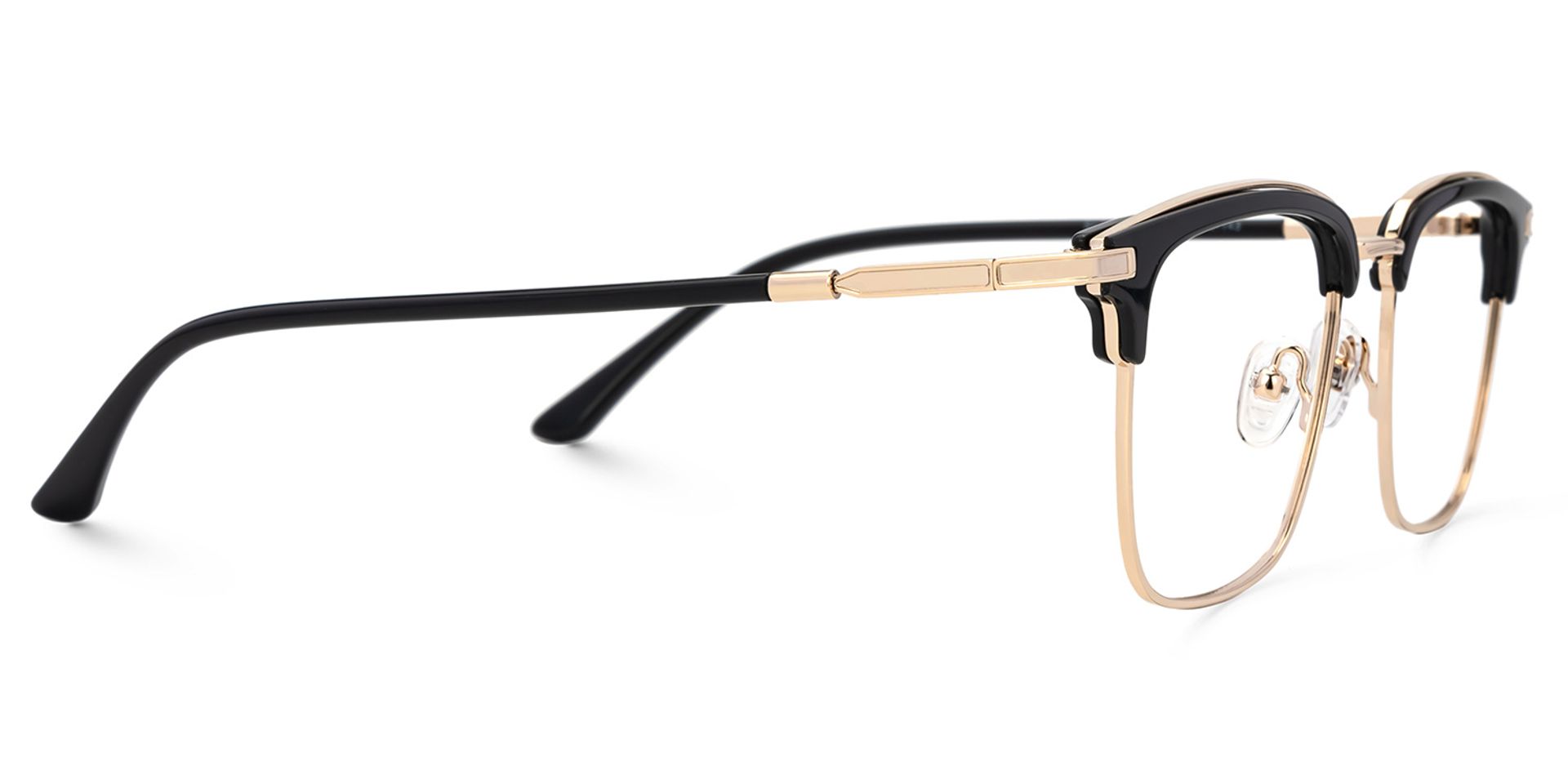 Peeples Browline Mixed-Materials Full-Frame Eyeglasses | Zeelool2