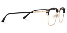 Peeples Browline Black Glasses2