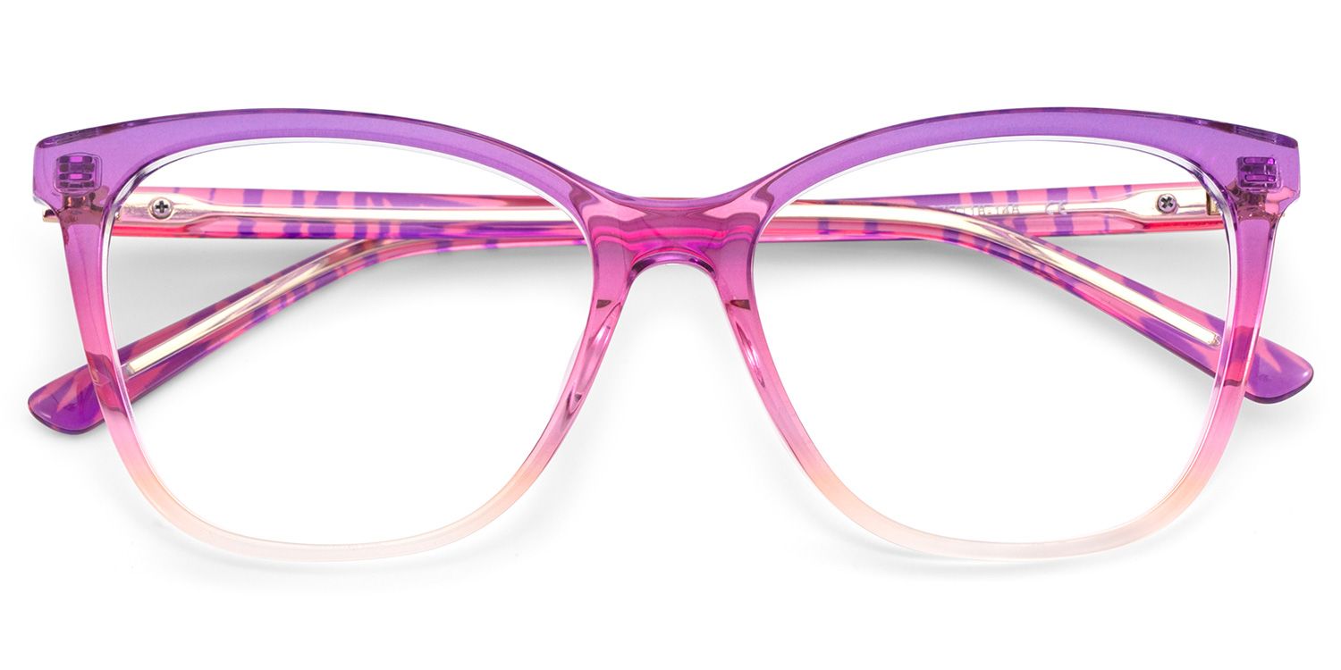 Gage Butterfly Purple Color Frame Glasses for Women | Zeelool2