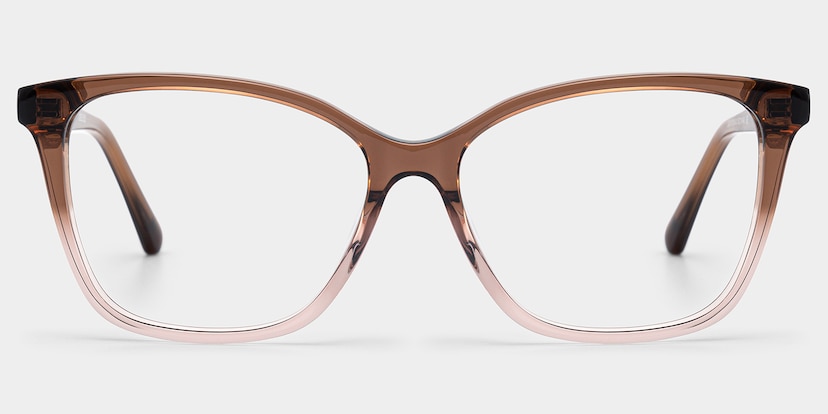 Finnian Square Brown Glasses
