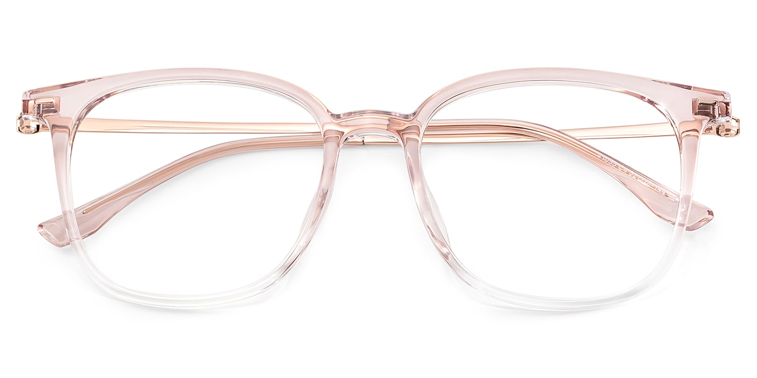 Cora Square Pink Glasses2
