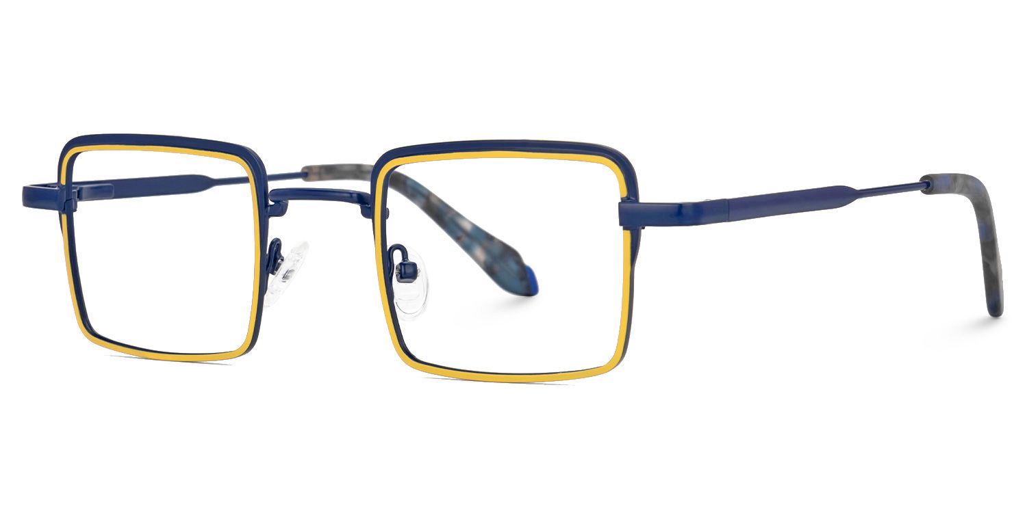 Rachele Yellow Eyeglasses with Square Shape | Zeelool Optical1
