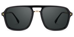 Kilworth Aviator Black Glasses0