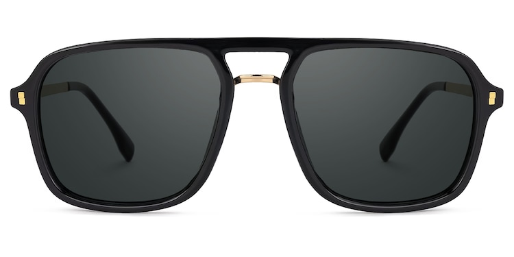 Kilworth Aviator Black Glasses