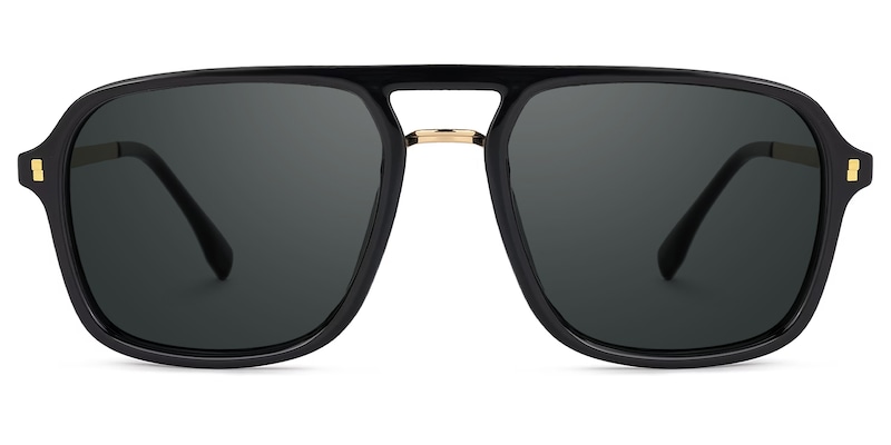 Kilworth Aviator Black Glasses