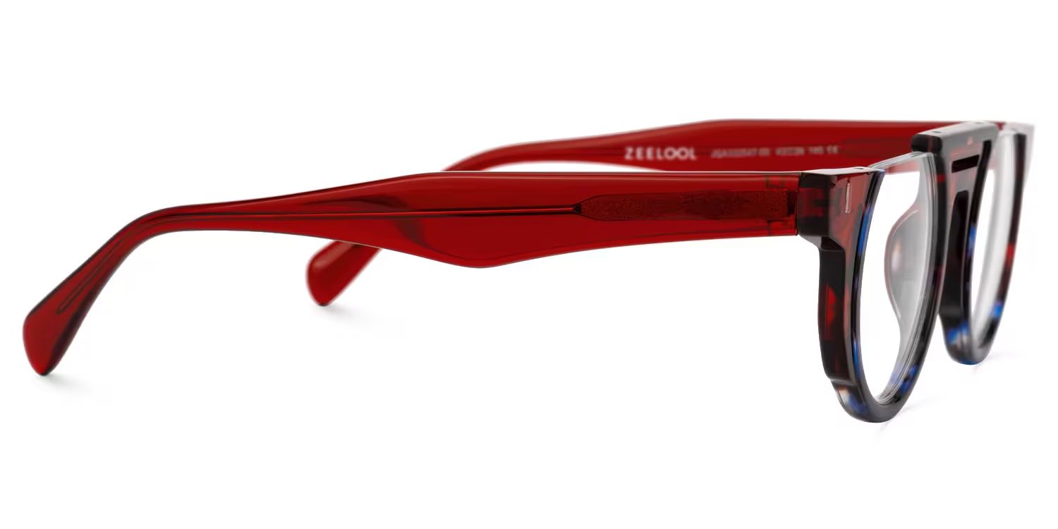 New Red Color for Mastin Acetate Eyeglasses  | Zeelool Optical2