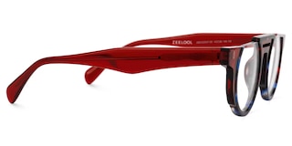 Mastin Round Red Glasses2