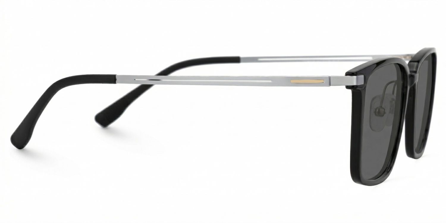 Black Ivonne Rectangle Frame Eyeglasses | Zeelool2