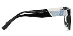 Trent Rectangle Black Glasses4