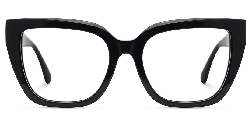 Tamarrah Cateye Black Glasses