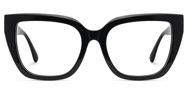 Tamarrah Cateye Black Glasses