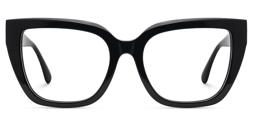Tamarrah Cateye Black Glasses