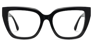 Tamarrah Cateye Black Glasses1