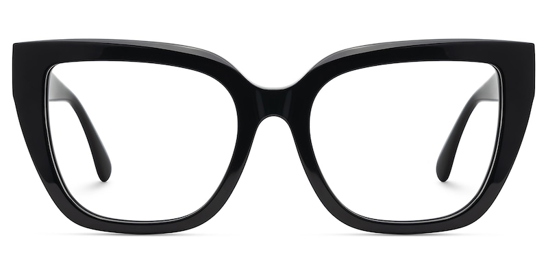 Tamarrah Cateye Black Glasses