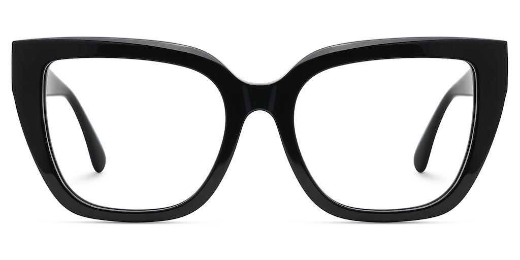 Tamarrah Cateye Black Glasses