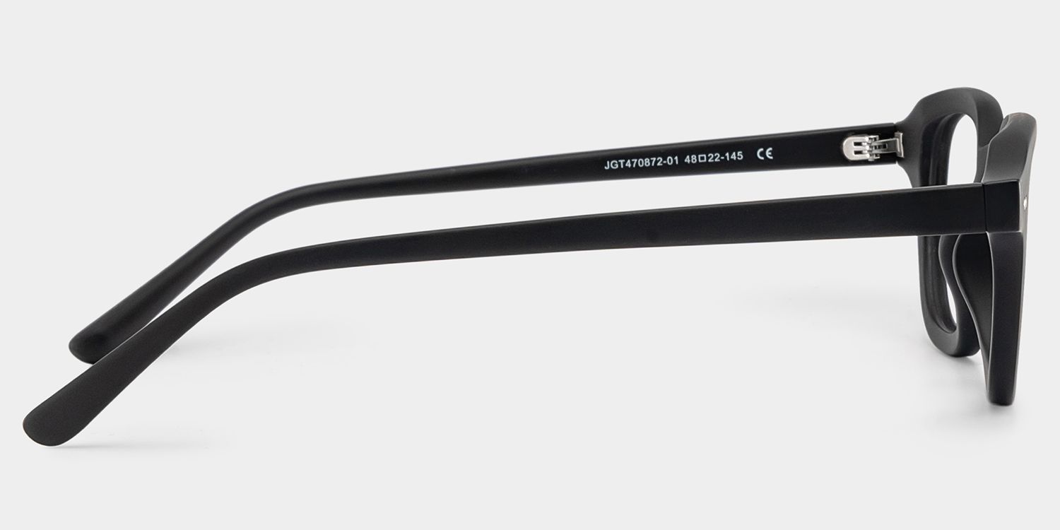 Amber Black Frame Glasses with Square Frame Online | ZEELOOL4