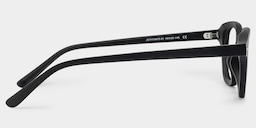 Amber Square Black Glasses4