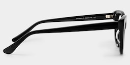 Elora  Cat-eye Black Glasses5