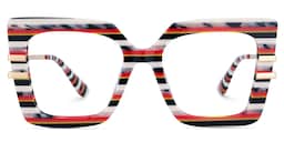 Poutine Square Multicolor Glasses0