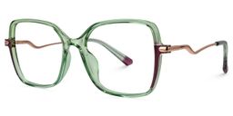 Rendon Square Green Glasses1