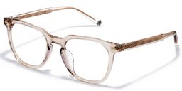 Airabella Rectangle Beige Glasses1